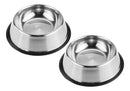 Kit com 2 Tigelas Pet em Inox 300ml para Cães de Porte Médio