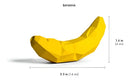 Brinquedo Pet Interativo Recheável em Formato de Pera para Cachorro Cor Banana