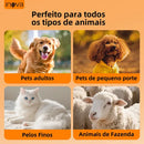 Máquina de Tosa Pet Sem Fio Inova Cases Silenciosa com LED e USB C