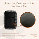 Cama Pet Retangular Estampada e Lavável para Cães e Gatos Tamanho M