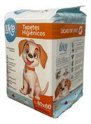 Tapete Higiênico Pet Luke para Cães 80x60cm 30 Unidades Branco