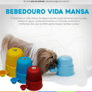 Bebedouro Automático Vida Mansa 2L para Pets Cor Azul Bebê
