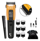 Máquina de Tosa Pet Profissional Sem Fio para Cães e Gatos Bivolt Laranja