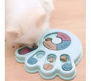 Brinquedo Interativo para Cães Tabuleiro Porta Petiscos Patinha Azul