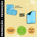 Kit 3 Tapetes Higiênicos Gigantes para Cães 100x70cm com Lona