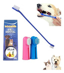 Kit Escova e Pasta de Dente Pet para Cães e Gatos   Kit Escova e Pasta de Dente Pet para Cães e Gatos