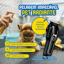 Máquina de Tosa Profissional Pet para Cães e Gatos Bivolt Preta