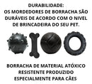 Kit Brinquedos Pet Resistentes e Interativos para Cachorros de Grande Porte