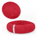 Caminha Nuvem Pet Redonda 50cm Super Macia para Gatos Cor Vermelha