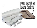 Cama Pet Pequena Para Cachorro e Gato Lavável com Zíper Kit Cama Manta e Almofada Vinho