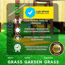 Tapete de Grama Sintética Higiênica Atóxica para Cães e Gatos Verde